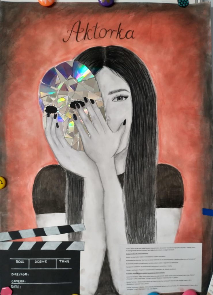 Zdjęcie przedstawiające pracę wyróżnioną w X edycji Powiatowego Konkursu Wiedzy o Zawodach „Zawód moich marz