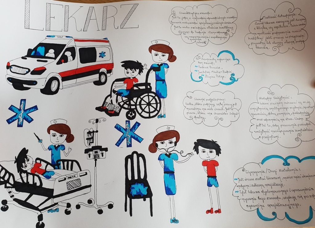 Praca z V edycji konkursu Zawód Moich Marzeń