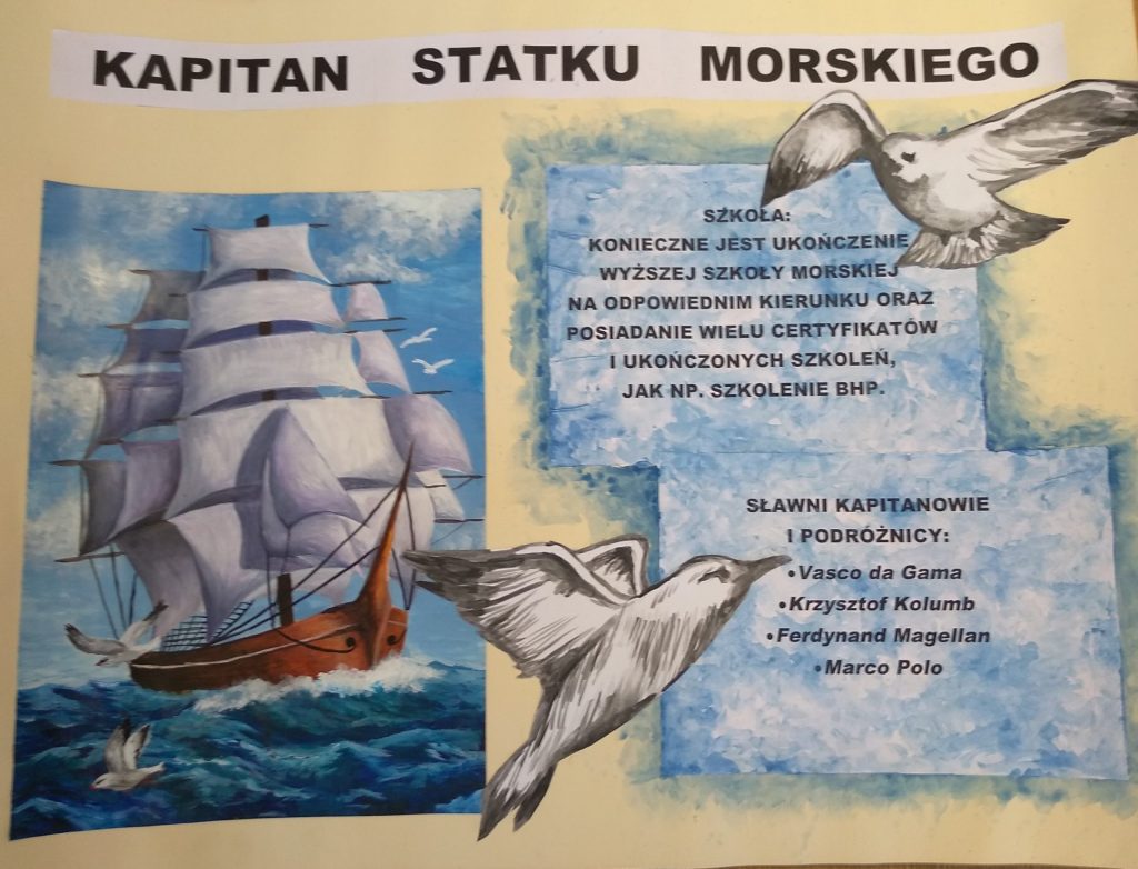 Praca z IV edycji konkursu Zawód Moich Marzeń