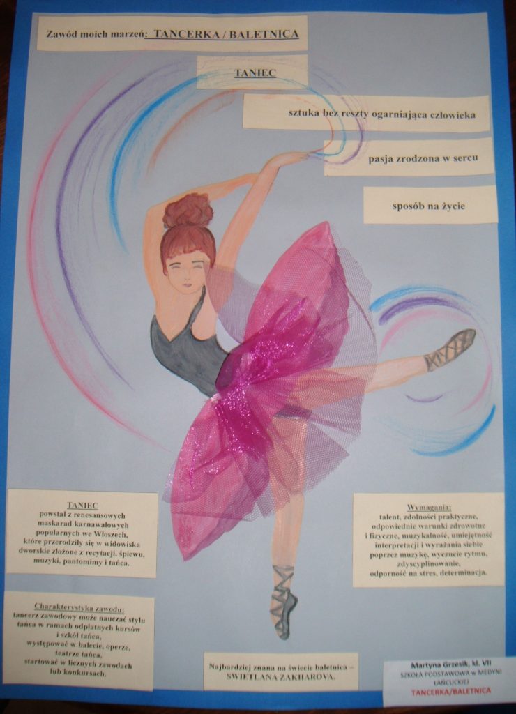 Praca z III edycji konkursu Zawód Moich Marzeń