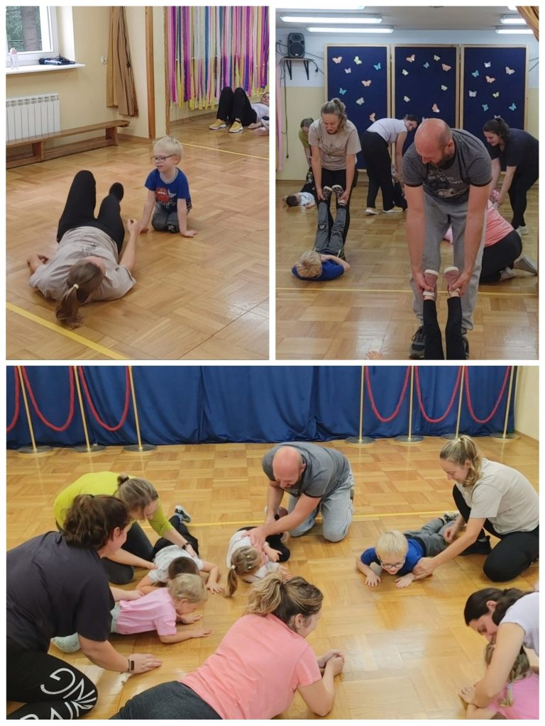 Zajęcia terapeutyczne metodą Ruchu Rozwijającego wg. W. Sherborne w PP Husów