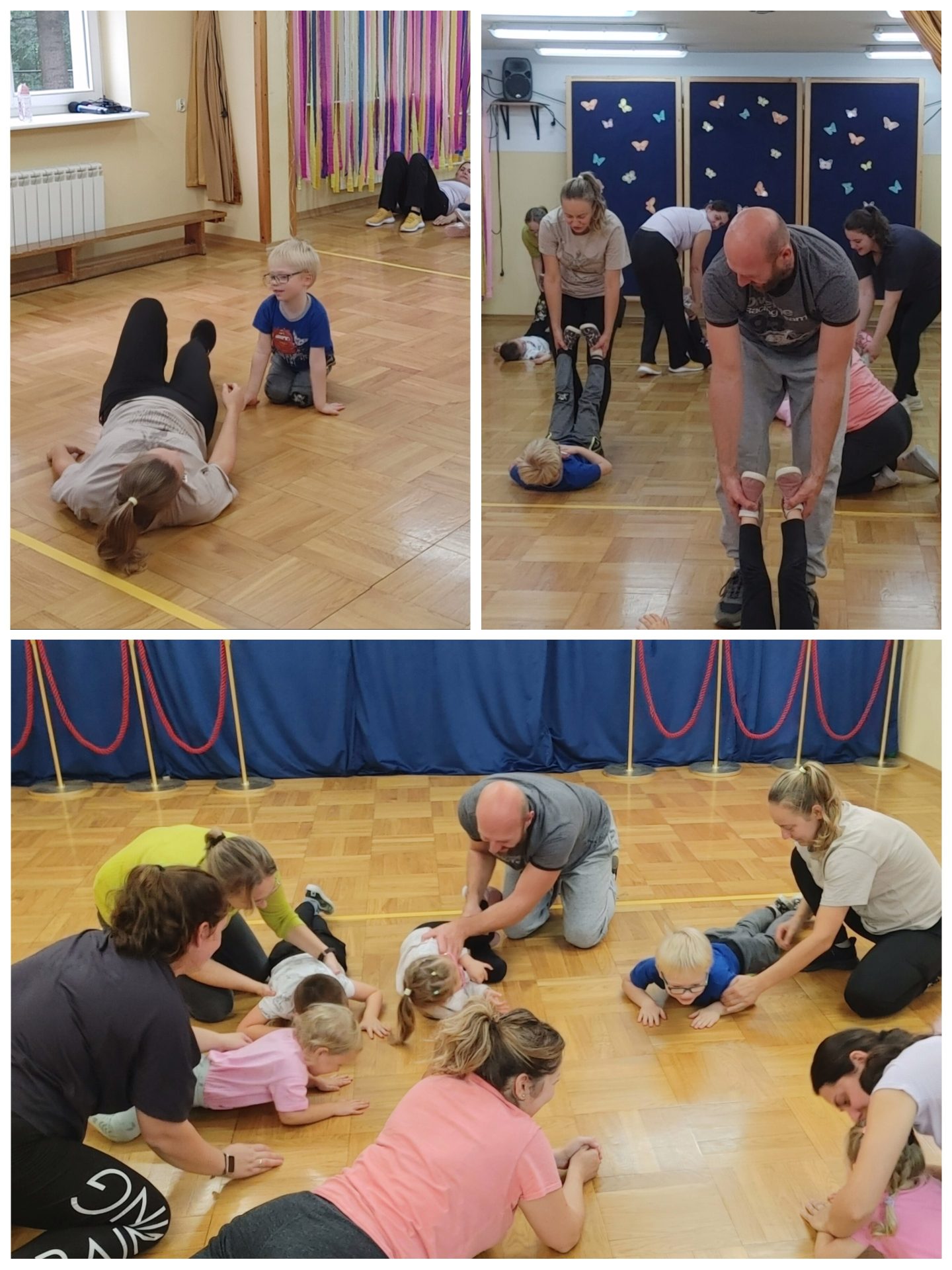 Zajęcia terapeutyczne metodą Ruchu Rozwijającego wg. W. Sherborne w PP Husów