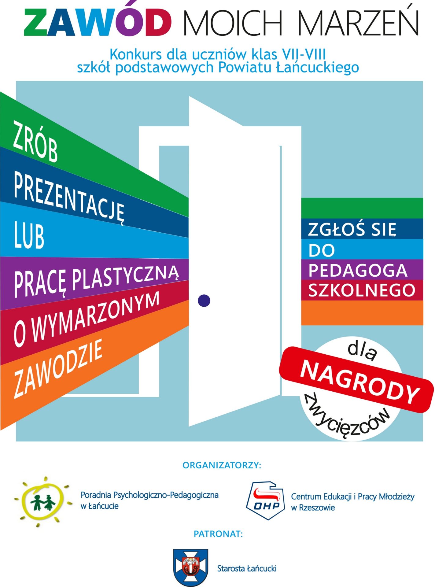 Plakat konkursu "Zawód moich marzeń" edycja 2026