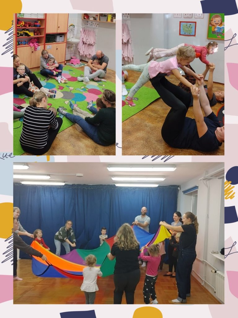 Zajęcia terapeutyczne metodą Ruchu Rozwijającego wg. W. Sherborne w PP Husów