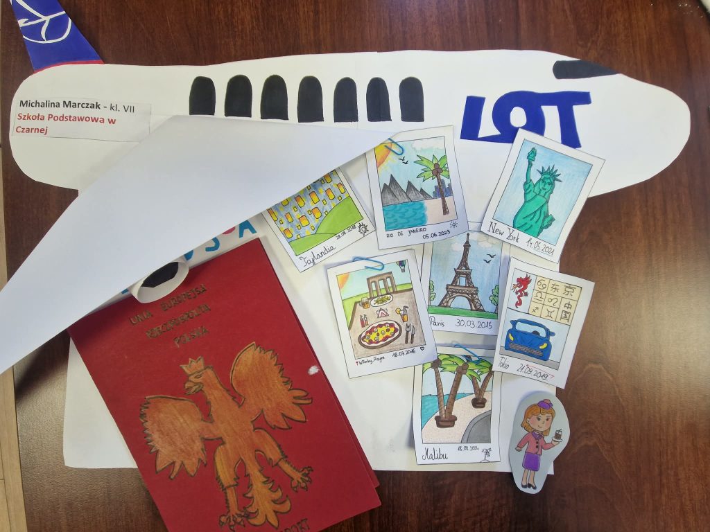 Praca uczennicy Stewerdessa w ramach konkursu Zawód moich marzeń