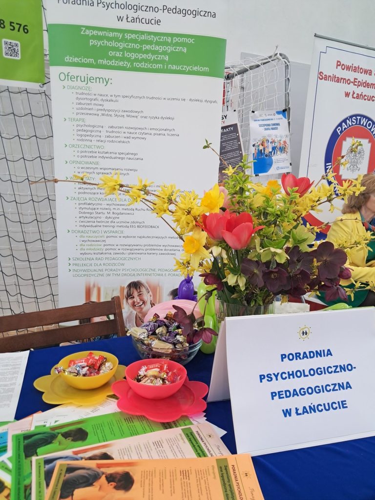 Stoisko Poradni na Powiatowych Targach Edukacyjnych