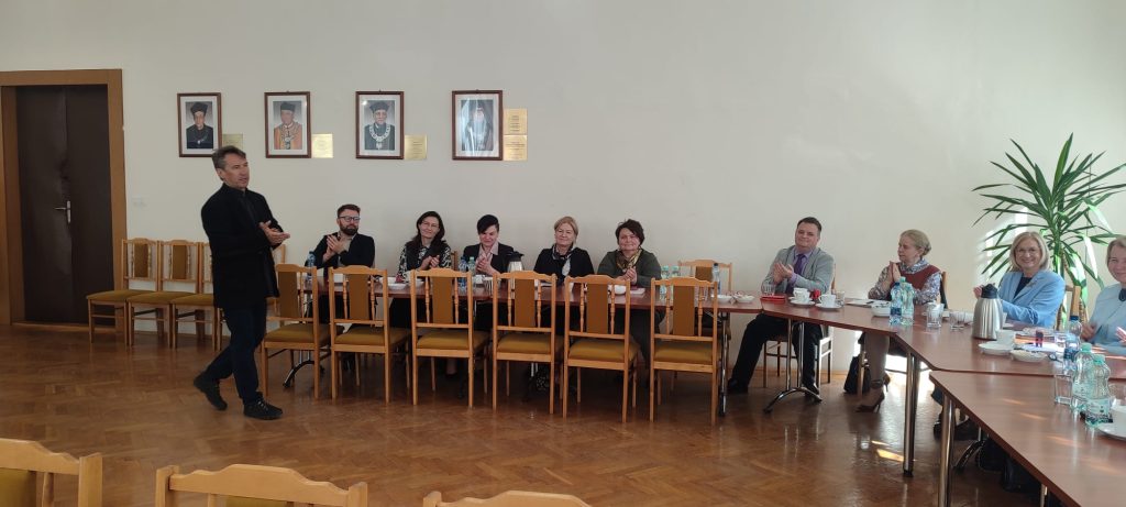 Pracownicy Uniwersytetu Rzeszowskiego na spotakniu