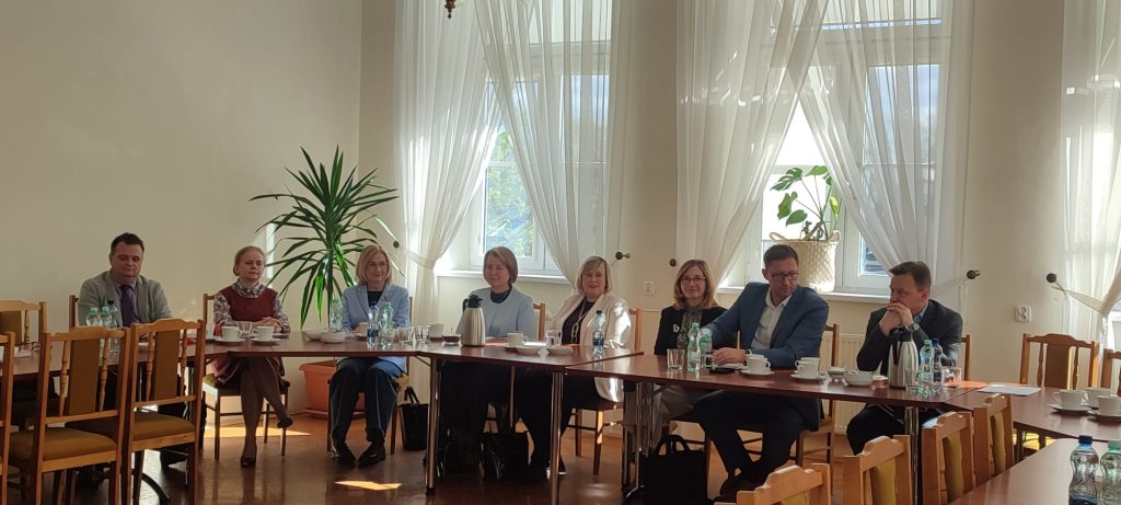 Pracownicy Uniwersytetu Rzeszowskiego na spotkaniu